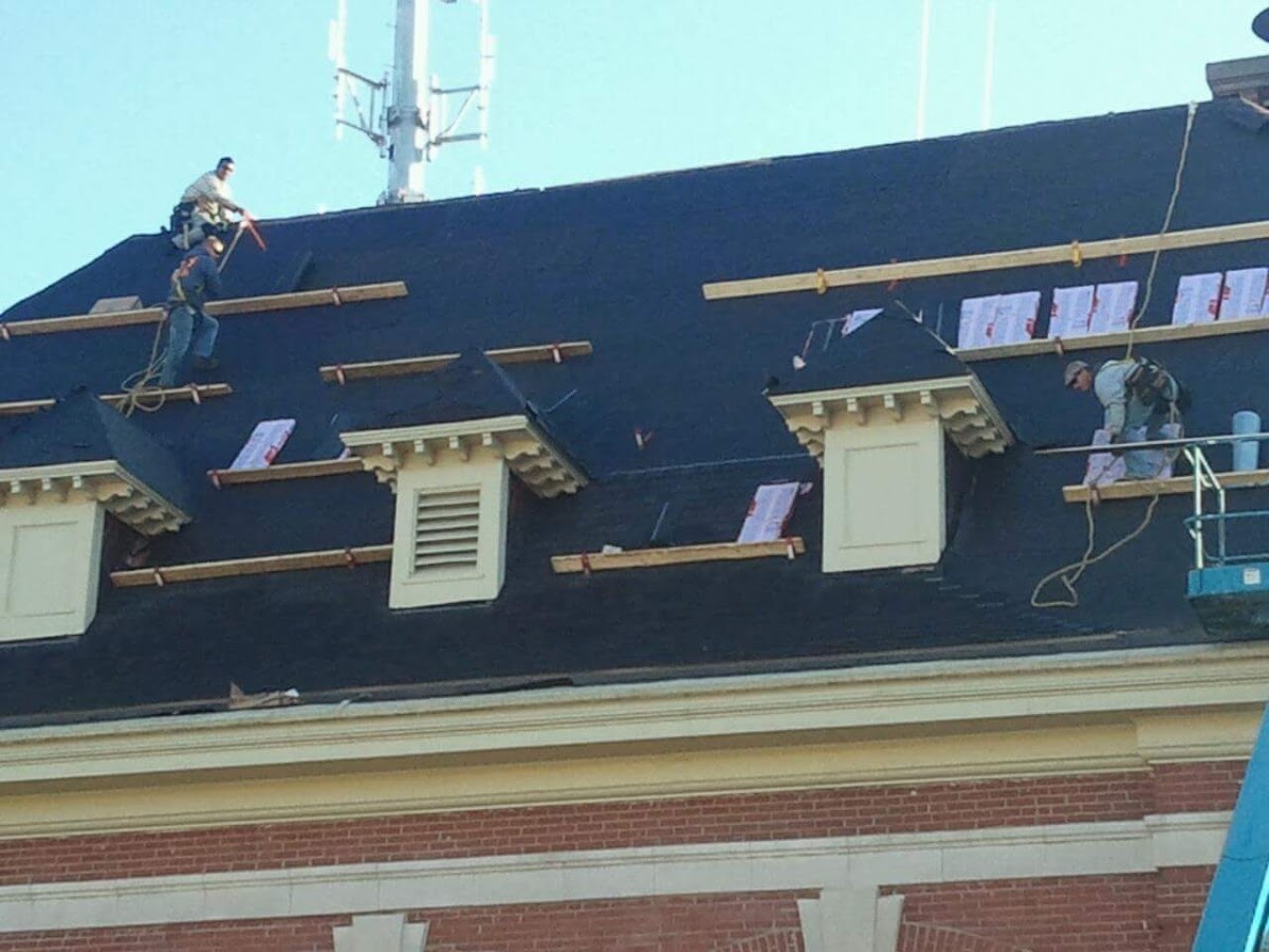 Historic building roof restoration